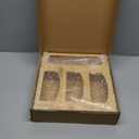 Bamboo Food Bag Storage Organizer for Kitchen Drawer, Baggie Holder for Solimo, Glad, Hefty Gallon, Quart, Sandwich and Snack Variety Size Bags (1 Box 4 Slots)