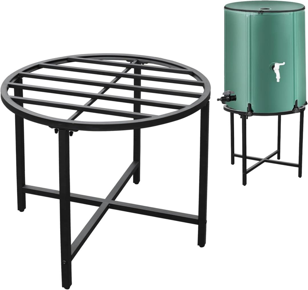 Stainless Steel Rain Barrel Stand Rain Water Collection Barrel Stand