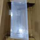 Superio Clear Storage Bin with Lid, Large Stackable Container with Lid, 60 Quart Wheeled Storage Box for Home, Garage, Storage (26.75"x18"x10.5")