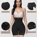 SHAPSHE Butt Lifting Shapewear Tummy Control Shorts Fajas Colombianas Shapewear Shorts Compression Underwear Women (Black, M)