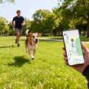 Smart Dog GPS Tracker,Live Pet Tracker with Virtual Fence Dog Collar with App,Smart Alerts,Collar-Compatible,4G Built-in SIM,iOS & Android