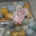 Ball Pit Balls, Safe Non-Toxic BPA-Free Crush-Proof Plastic Balls for Toddlers, Gift for Kids Birthday & Christmas, for Indoor Playpens, Party Decorations & Amusement Activities (50PCS, Gray Blue, Milk White, Green, Orange, Light Red)