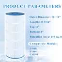 Pool Filter Compatible with C150S, CS150E, C-9441, SwimClear CX150XRE, PA150S, 1 Pack