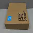 Veise Fingerprint Door Lock with 2 Lever Handles - Keyless Entry Door Lock, Electronic Keypad Deadbolt, Digital Smart Code & Front Handle Sets, Auto-Locking, Easy Installation, Satin Nickel