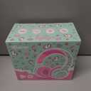 iClever BTH27 Toddler Headphones for 2+ Year Old-CPC Certified, 75/80dBA Safe Volume Limited, 74H Playtime, Bluetooth 5.4, BPA Free, Kids Bluetooth Headphones Aux Cord for Travel iPad, Green/Pink