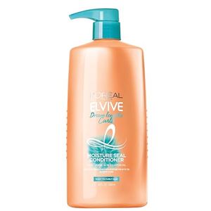L'Oreal Paris Elvive Dream Lengths Curls Moisture Push Conditioner Paraben-Free with Hyaluronic Acid and Castor Oil. Best for wavy hair to curly hair, 28 fl oz