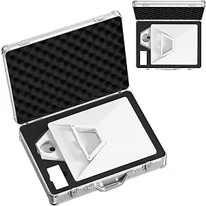 Starlink Mini Case, Aluminum Alloy Travel Suticase with Precision Form for Starlink Mini Dish, Kickstand, Pipe Adapter and Accessories