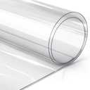 VViViD 20mil Premium Crystal Clear Multi-Purpose Heavy-Duty Vinyl Fabric Tablecloth Protective Cover (1.45ft x 54 Inch)