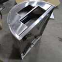 Pellethead Portable Pizza Oven Kit: Wood-Fired Outdoor Grill with Peel, Blower, Thermometer & Accessories, Stainless Steel, 13-Inch Stone Included