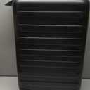 NINETYGO Carry On Luggage 22x14x9 Airline Approved, 20 Inch Luggage with Smooth Double Spinner Wheels, Hard Shell PC+ABS Suitcase Carry-On, Lightweight Travel Luggage, TSA Approved (Black, Andes)