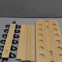 Fishing Rod Storage Racks, 100% Wood Floor Stand Fishing Pole Holders for Garage of 14 Rods or Combos