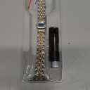 MioHHR Slim Metal Band Compatible with Apple Watch Band 42mm(Series 11 10) 41mm(Series 9 8 7) 40mm(Series 6 5 4 SE3/2/1) 38mm(Series 3 2 1),Stainless Steel iWatch Bands for Women,Silver/Gold