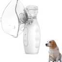 Portable Nebulizer for Pets - Handheld Steam Inhaler with 2 Size Masks for Dogs and Animals