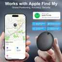 GPS Tracker for Vehicles No Monthly Fee, Tracker Device for Vehicles, Mini GPS Tracker for Kids, Tracking Devices for Cars Hidden Compatible with Apple Find My (iOS Only) Pet Tag Tracker for Dogs Keys