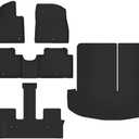 XINSHANGXIU Floor Mats & Cargo Liner for 2026 Hyundai Palisade 7-Seater Only Fuel,TPE All Weather Protection Slush Floor Liner Accessories(Trunk Mat+Backrest Mat+Floor Mat)