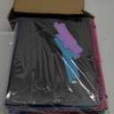 Plastic Extra Capacity Hanging File Folders,6 Pack Heavy Duty 4" Expanding Pocket with Movable Dividers,Large Hanging Folders,Letter Size Filing Cabinet,Adjustable Tabs,for Bulky Files,Colorful (Assorted Color)
