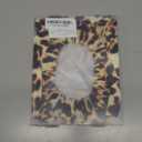 Reusable Shower Cap for Women, Large Waterproof Shower Essentials Bonnet Washable Elastic Band Bath Hair Wrap Hat for Long Hair, Braids(Leopard)