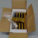 SYITCUN Metal Stocking Holders for Mantle Set of 4, Golden Magnetic Snowflakes Christmas Stocking Holder, Weighted Flat Stocking Hooks for Fireplace, Interesting Christmas Decorations