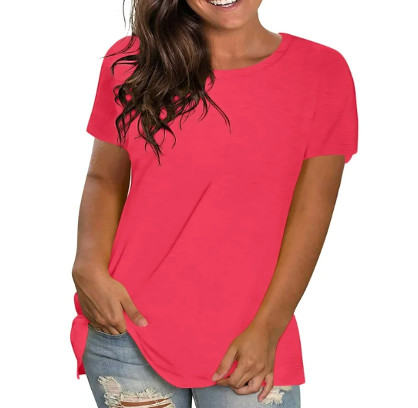  Hot Pink Summer Top For Women 3XL