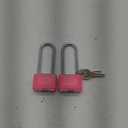 2 Pack Pink Padlock - 3Inch Long Shackle Locker Lock, 1-9/16" (40 mm) Wide Aluminum Lock Body, Keyed Alike for Gym Locker, Gate, Sheds, Storage Unit, Fence