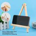 12PCS Wood Easels, 9 Inches Tabletop Easels, Art Craft Painting Easel Stand for Artist Adults Students