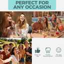 Temporary Snap on Veneers, Natural Looking False Teeth Dentures for Men and Women, Comfortable Fit for Upper and Lower