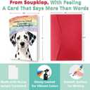 3 x Loss of Dog Sympathy Gift Dog Bereavement Gift & Pet Loss Sympathy Card for Dog Passing Away