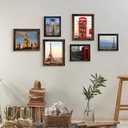 3 x SESEAT 8x10 Picture Frame Rustic Brown, Display Pictures for Wall and Tabletop, 1 Pack