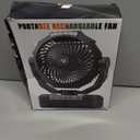 FRIZCOL 3-in-1 Camping Fan - Portable Fans Rechargeable - 36000mAh Battery Powered Fan with Light & Remote for Indoor, Outdoor, Tent, Travel, Fishing, Jobsite, Gifts for Men Dad Him - Black, Large