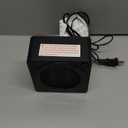 Gaiatop Mini Space Heater, Lightweight PTC Ceramic Fast Heating 500W Energy Efficient for Indoor Use, Overheating & 45 Tip-Over Protection, Portable Desk Electric Heaters for Office Home Black