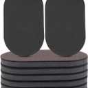 8PCS Furniture Sliders, 3-1/2" x 6" Oval Sliders for Hardwood Floors, Furniture Moving Pads for Heavy Duty Furniture, Movers Sliders - Glide Your Furniture Easily!