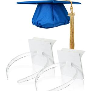 2026 Graduation Cap Headband, Grad Cap Headband, Anti-fall Hair Band for Grad Hat, Hat Accessories for Graduates