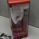 Single Serve Coffee Maker with Built-in Detachable Milk Frother, Iced and Hot Coffee Machine for K Cup & Grounds, 40oz Removable Water Reservoir, Fits 7.3" Travel Mug, Red