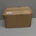 Jolitac Farmhouse Style Bread Box for Kitchen Countertop - Space-Saving Bread Storage Container with Wood Lid | Rustic Vintage Organizer for Small Kitchens & Countertop Gift (12.2L x7.5W x8H)