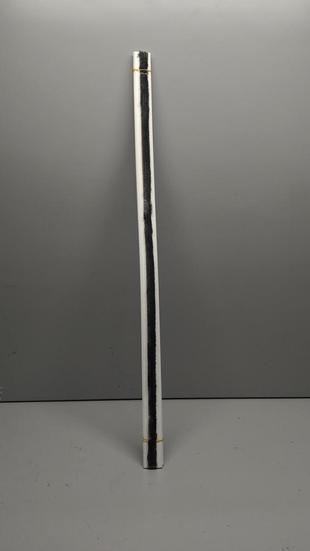 White Exterior Door Weather Stripping 39 1/2 Inch Long Quantity:2