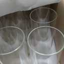 12 Pack Glass Cylinder Vases 12 Inch Tall Clear Flower Vase for Centerpieces, Hurricane Floating Candle Holder Wedding Decorations, Floral Vase Bulk for Table Shelf Party Home Deco (12 x 3.35 Inch)