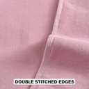 FUTEI Pack of 2 Solid Chenille Throw Pillow Covers 18x18 Inch Soft Farmhouse Decorative Accent Cushion Cases Modern Home Decor for Couch Living Room, Pink