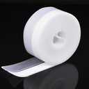 Silicone Seal Weather Stripping Tape 16.5 Ft Strip Bottom Draft Insulation Stopper Tape Weatherproof Soundproof for Door or Window Bathroom Shower Glass Gaps35mm*5m