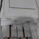 VASAGLE Laundry Cabinet with Tilt-Out Basket, Freestanding Storage Unit with Drawer and Laundry Hamper, for Bathroom, Living Room, 15.8 x 31.1 x 31.5 Inches, Cloud White UBBC751W01