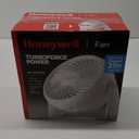 Honeywell HT-904 TurboForce Tabletop Air Circulator Fan, Small, White  Quiet Personal Fan for Home or Office, 3 Speeds and 90 Degree Pivoting Head