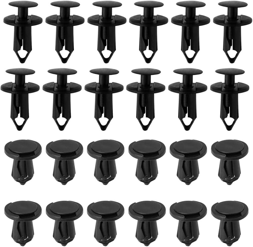 Mudguard Clips Fit 8mm diameter hole Plastic 120pcs For Car Auto Mudguard
