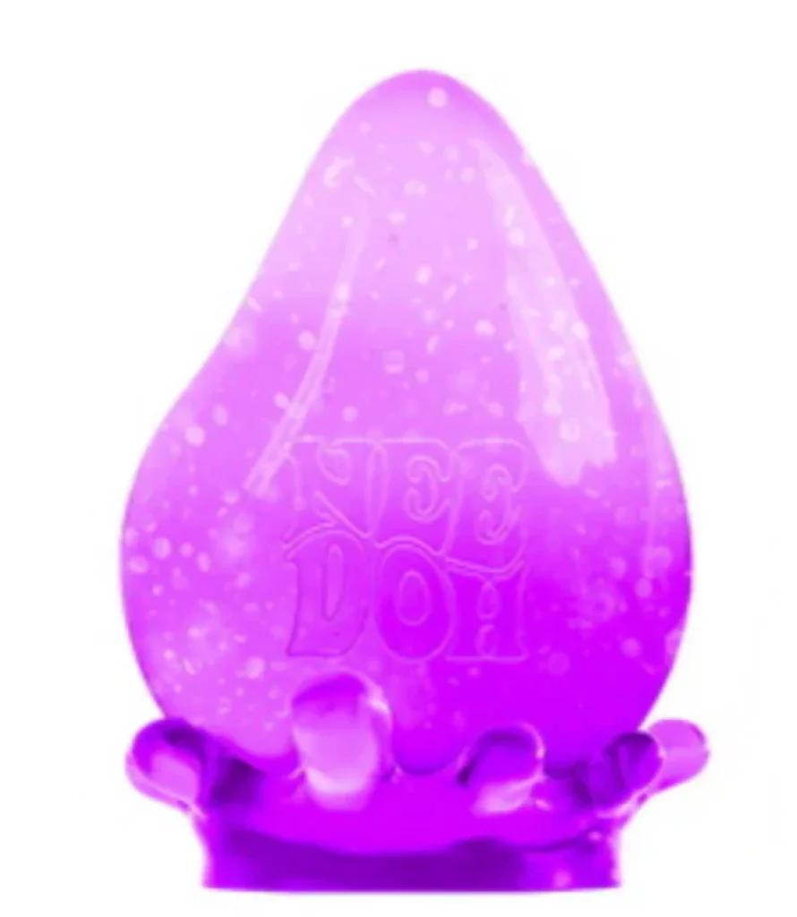 Schylling NeeDoh Dream Drop - Sensory Squeeze Toy with Dreamy Smooth Squeeze - 3" Tall - Purple