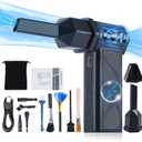 CHANGE MOORE 150000RPM 2 in 1 Compressed Air Duster Brushless Motor Electric Vacuum Cleaner, High-Speed Air Blower with 3 Gear, Cordless Portable Multipurpose Jet Fan Dryer Blower