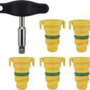 6 PACK Oil Drain Plug Compatible with Ford F-150 F150 Mustang Bronco Explorer Edge Lincoln MKZ FT4Z-6730-A FT4Z6730A BC3Z-6730-A BC3Z6730A KX6Z-6730-B KX6Z6730B BC3Z-6730-B with Removal Tool