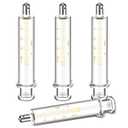 TrelaCo 4 Pack 20ml Reusable Glass Syringe with No Needle, Measurement and Dispensing Syringe Tools for Liquid Measuring, Feeding Pets, Oil or Glue Applicator