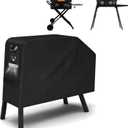 KINGLY Griddle Cover for Blackstone 22/17 Inch Griddle with Hood & Stand, Rip-Proof Heavy Duty, Waterproof UV & Fade Resistant, Velcro Strap & Air Vent