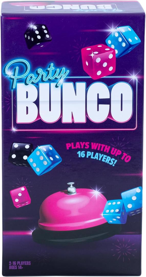 Goliath Endless Games Bunco Dice Party Game  Classic Fast-Paced Game for 2-16 Players | Ages 14+ | Includes Dice, Score Pad, and Accessories