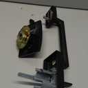 Schlage FE285 CEN 622 LAT CEN Century Front Entry Handle set with Latitude Lever, Lower Half Grip, Matte Black (Century Interior Trim)