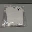 Whaline 24Pcs Halloween Popcorn Box Cute Ghost Popcorn Bucket Paper Candy Box for Movie Night Party Favors Supplies