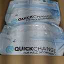 QuickChange Men's Incontinence Wrap, 2 Week Supply (70 Count), Catheter Alternative for Males with Reduced Mobility, Maximum Absorbency, use as a Stand Alone or Inside a mesh Brief.